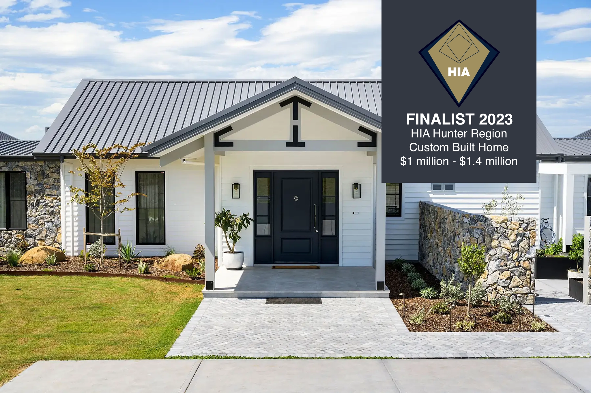 louth park project photo with award logo